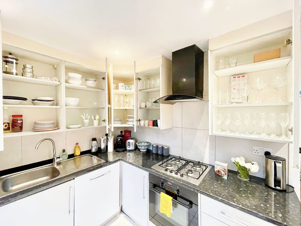 Whip up meals in the full kitchen near Alexandra Palace & Parkland Walk.
