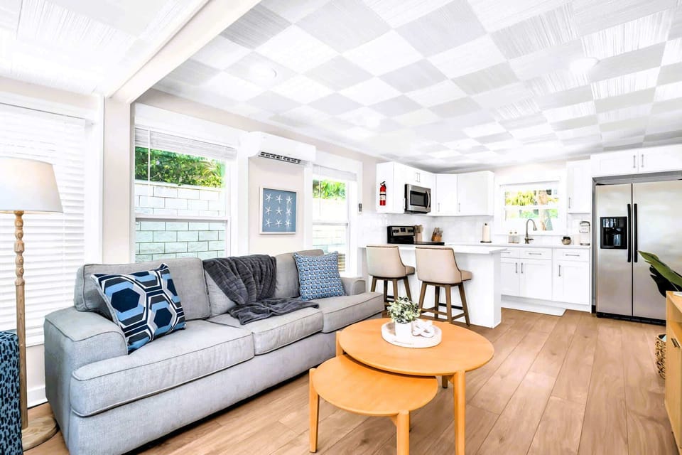 Living Room: Bright and airy retreat with stylish decor and inviting seating for relaxation!