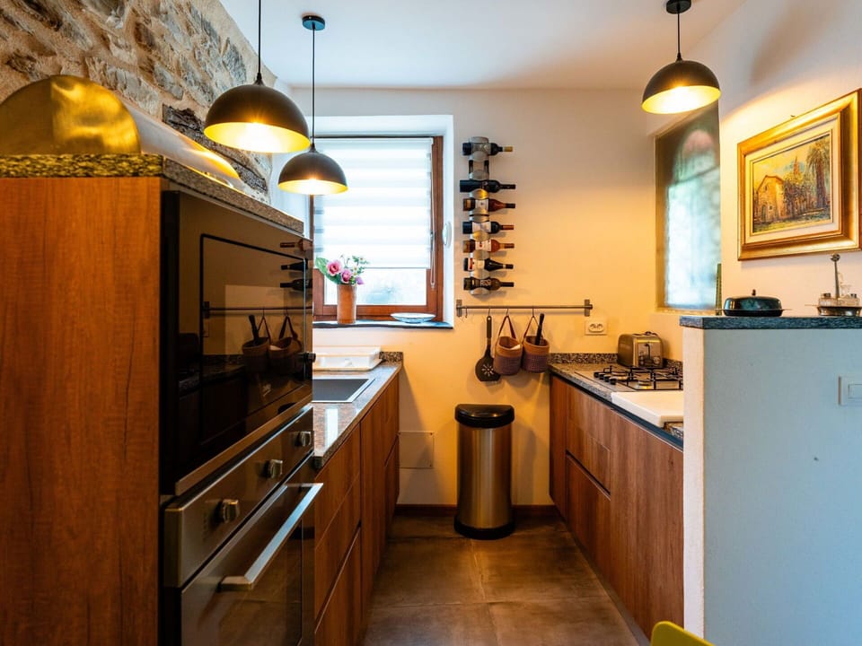 Countertop, Kitchen, Interior Design, Kitchen Appliance, Cabinetry, Furniture, Wood, Flooring, Light Fixture, Ceiling