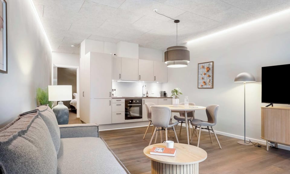 Living and dining area