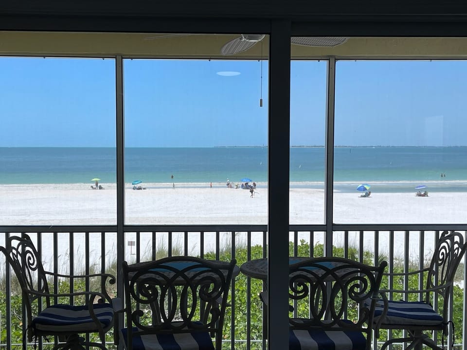 Feel part of the beach and Gulf of Mexico from your living room lanai. 