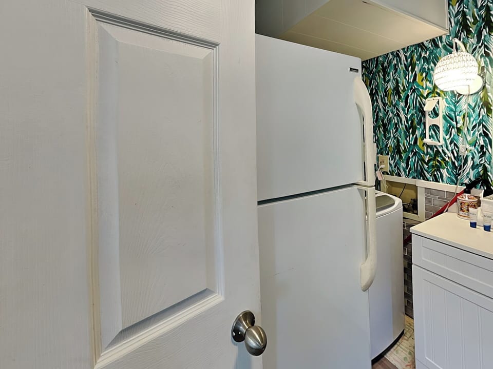 Extra Fridge + Washer & Dryer - First Floor
