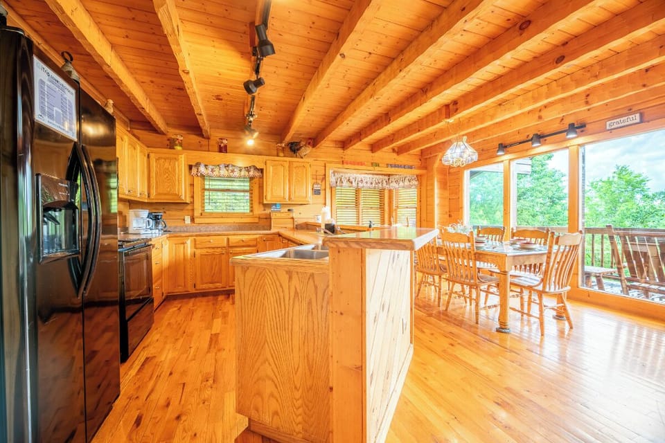 Change of Attitude's fully-equipped kitchen