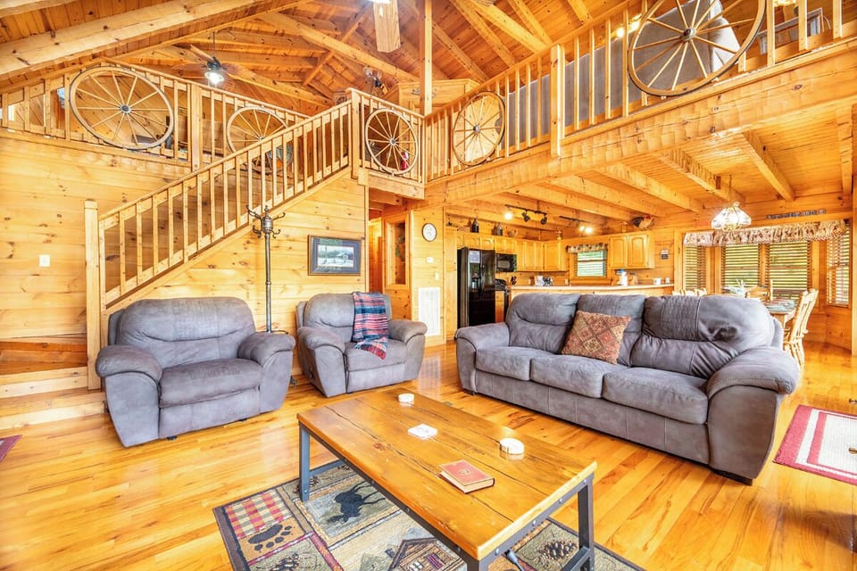 Change of Attitude's cozy living area