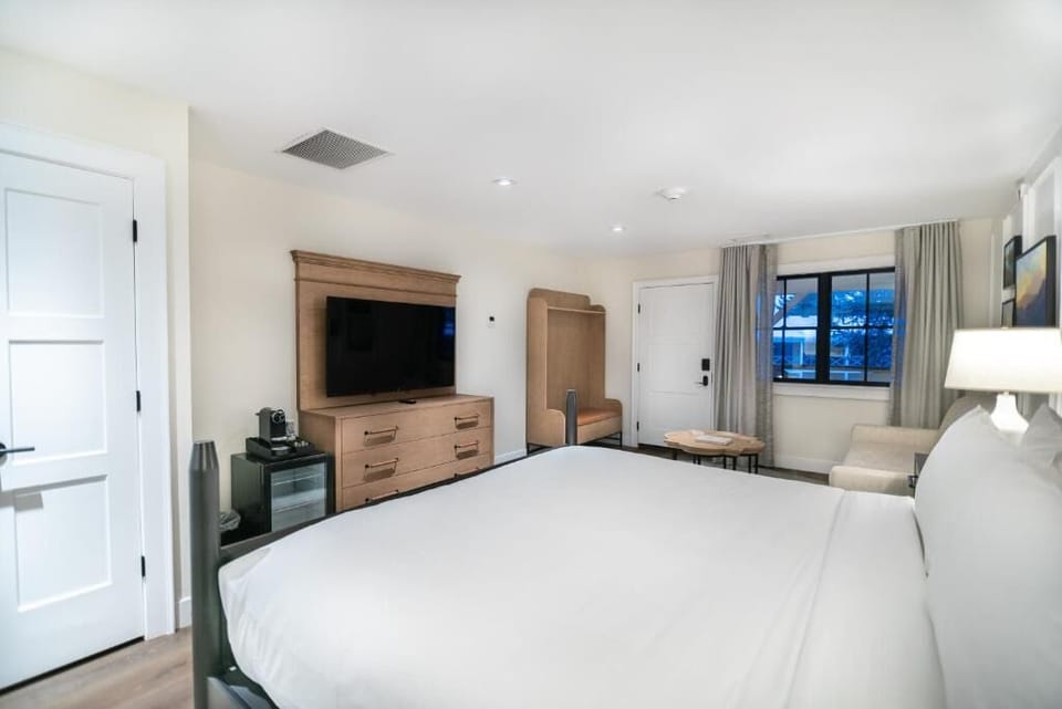 Kick back with in-room seating and your favorite shows.