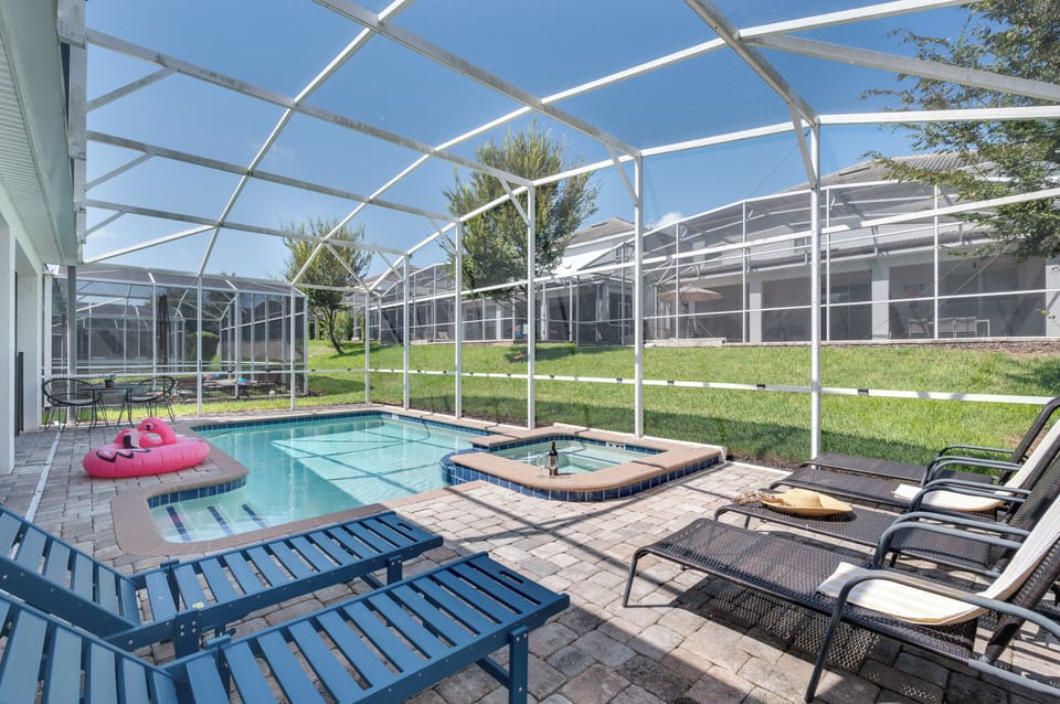 Enjoy the Florida breeze on the private patio
