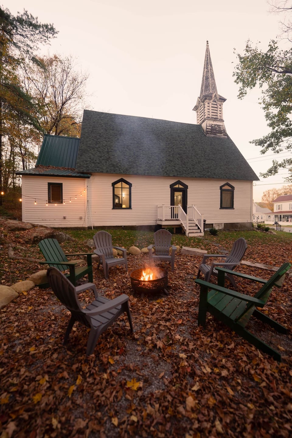 Exterior Fire Pit Side