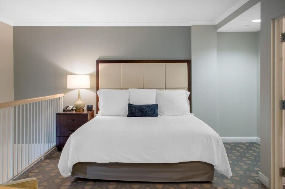 Recharge deeply in a spacious king bed retreat.