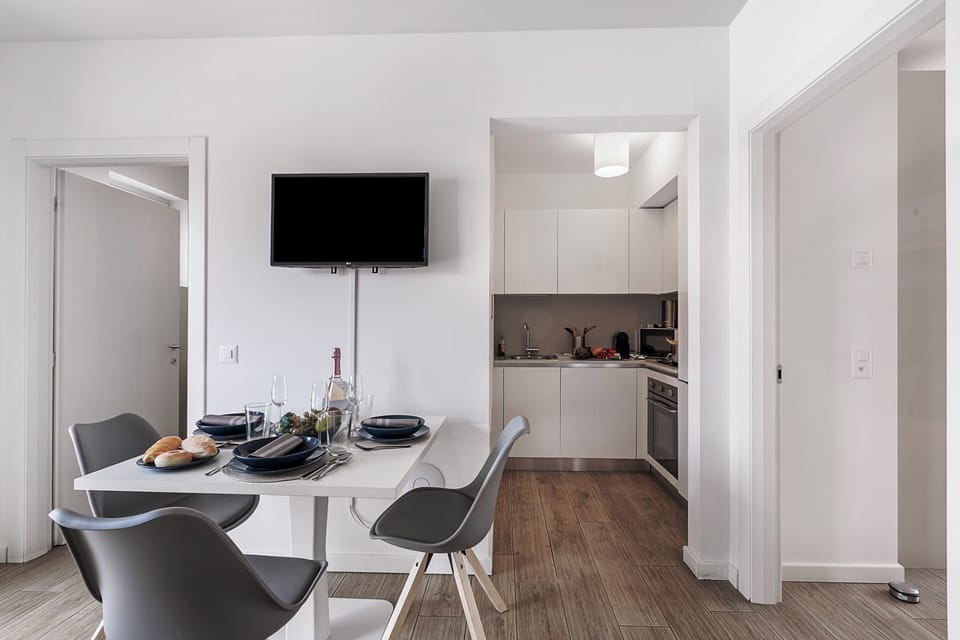 Kitchen and dining area
