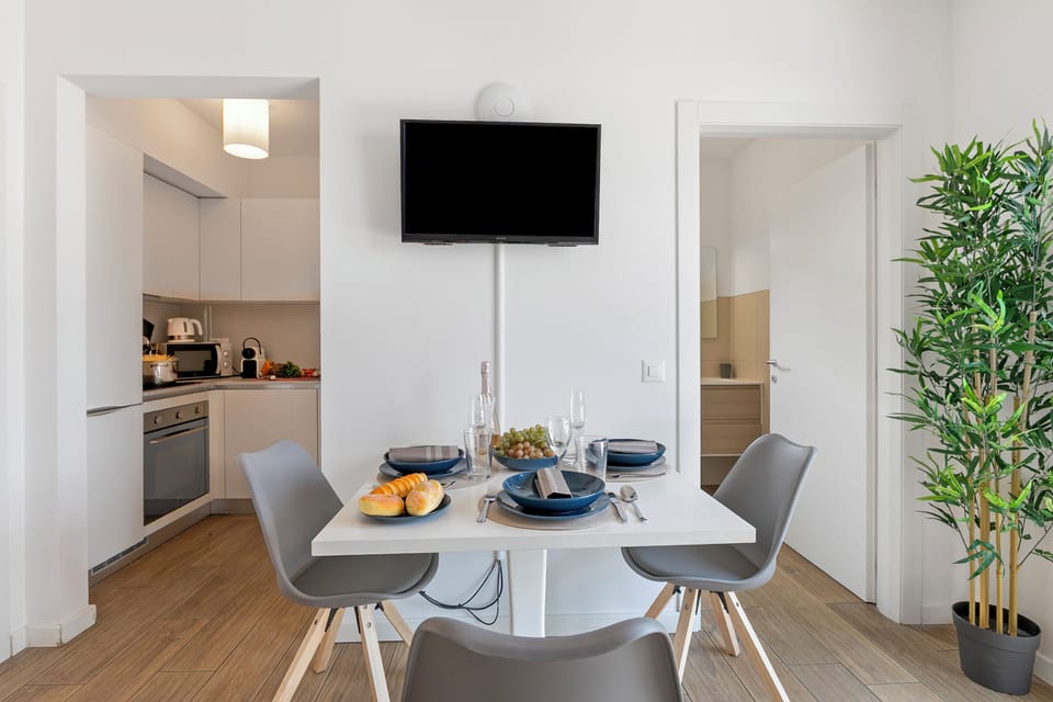Kitchen and dining area