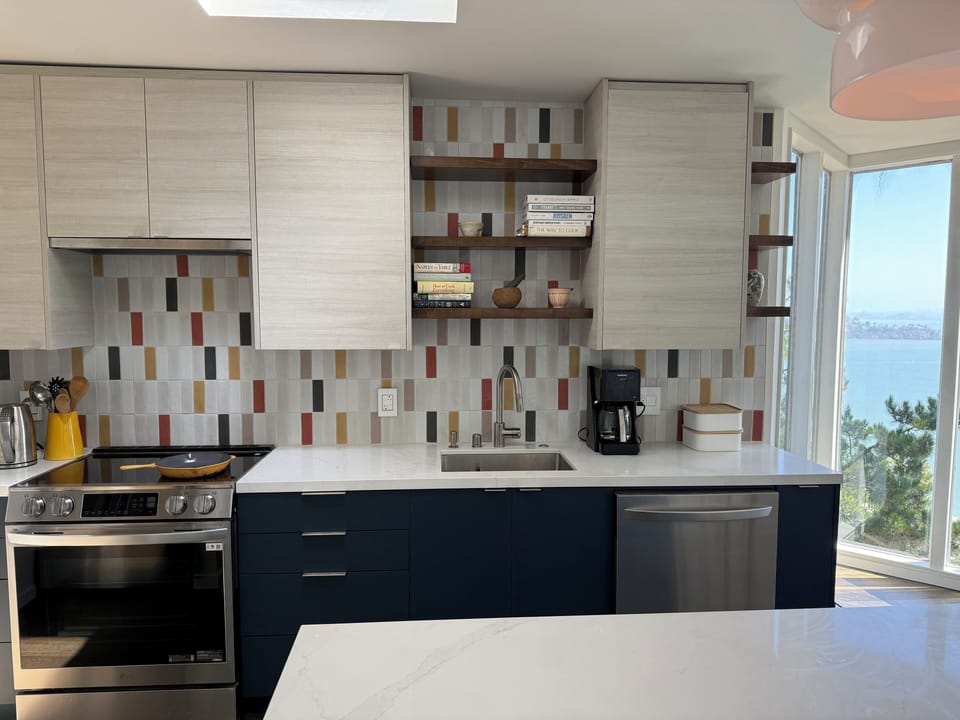Our kitchen is brand new and outfitted with everything a daily cook needs