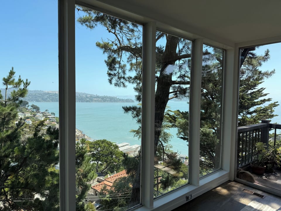 view from the living room