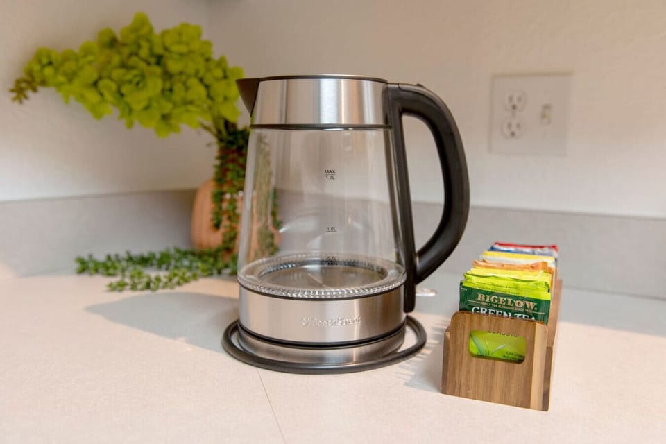 Tea essentials provided for your comfort