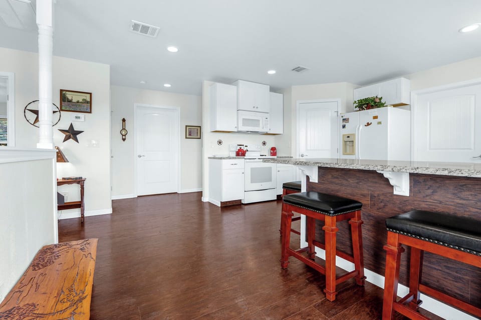 Entrance into the living area of the home