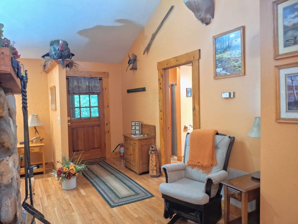 View from front entrance looking at back entrance