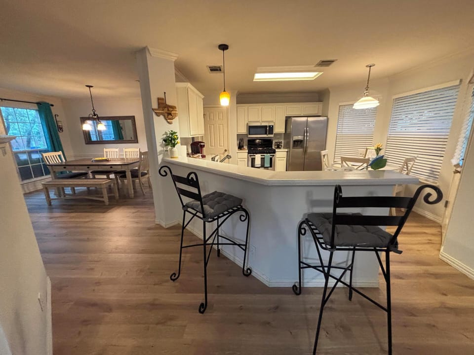 Sit up to the bar in this kitchen and maybe score a sample from the chef