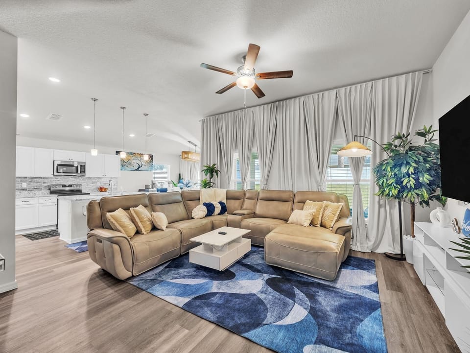 Home Decor, Appliance, Ceiling Fan, Furniture, Table