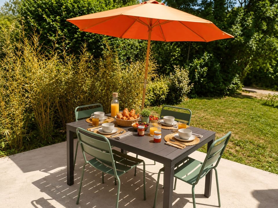Terrace for your peaceful breakfasts