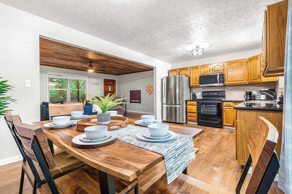 Open concept kitchen