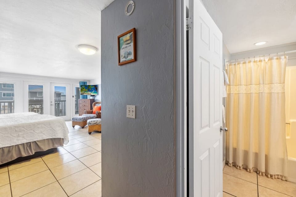 From the hall way entering the unit