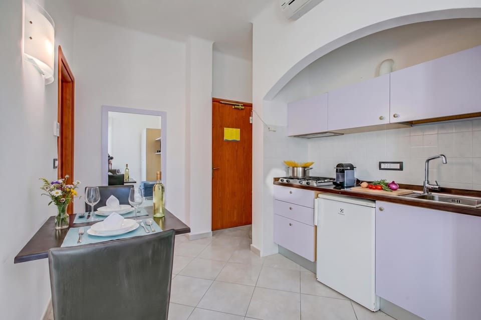 Kitchen and dining area