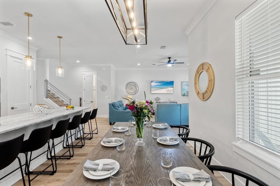 Large dining table