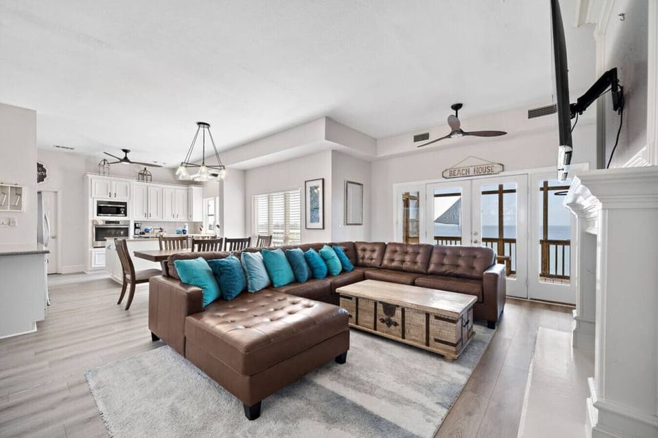 This is the main living room area of the home