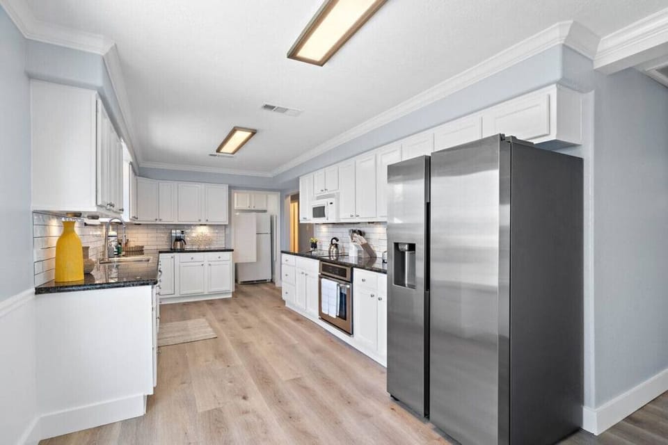 Whip up delicious meals in this charming kitchen