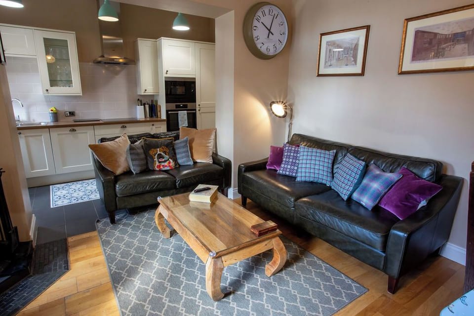 Open-plan kitchen diner - two generous sized sofas