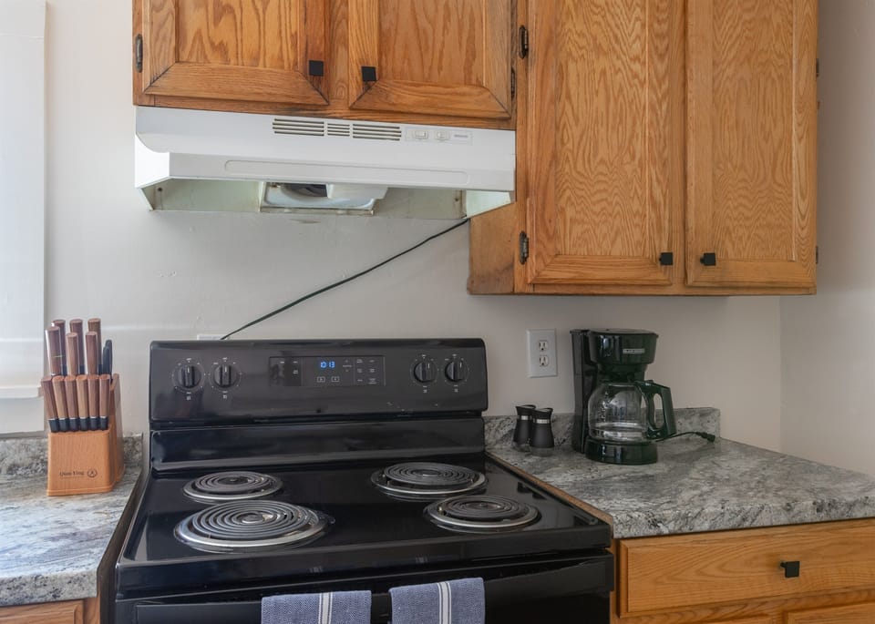 Ready for cooking, chopping, and brewing your morning cup.