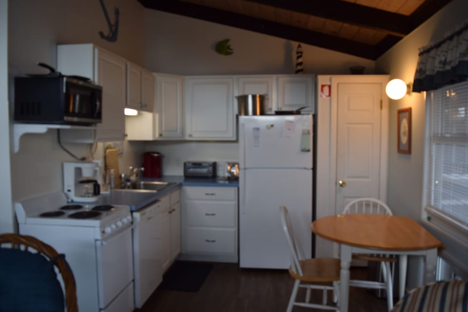 Fully equipped kitchen/dining area