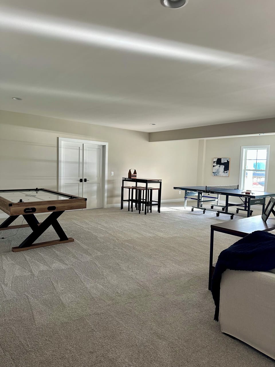 Lower level walks out to patio