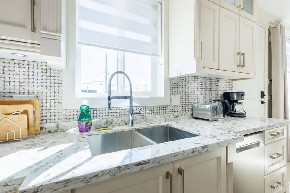 Everything you see in the kitchen is at your complete disposal.