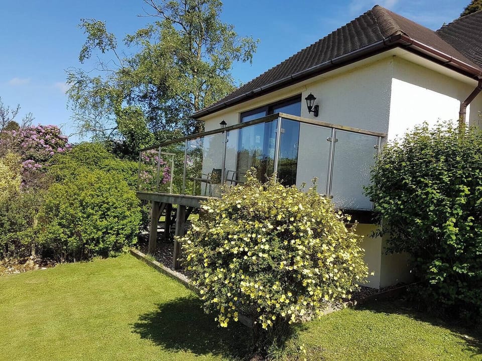Private deck with far reaching views.