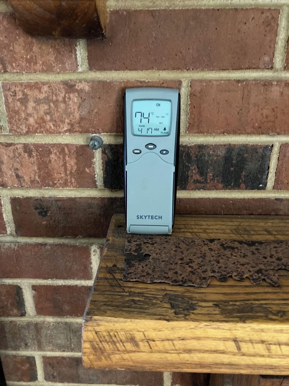 Remote for gas logs