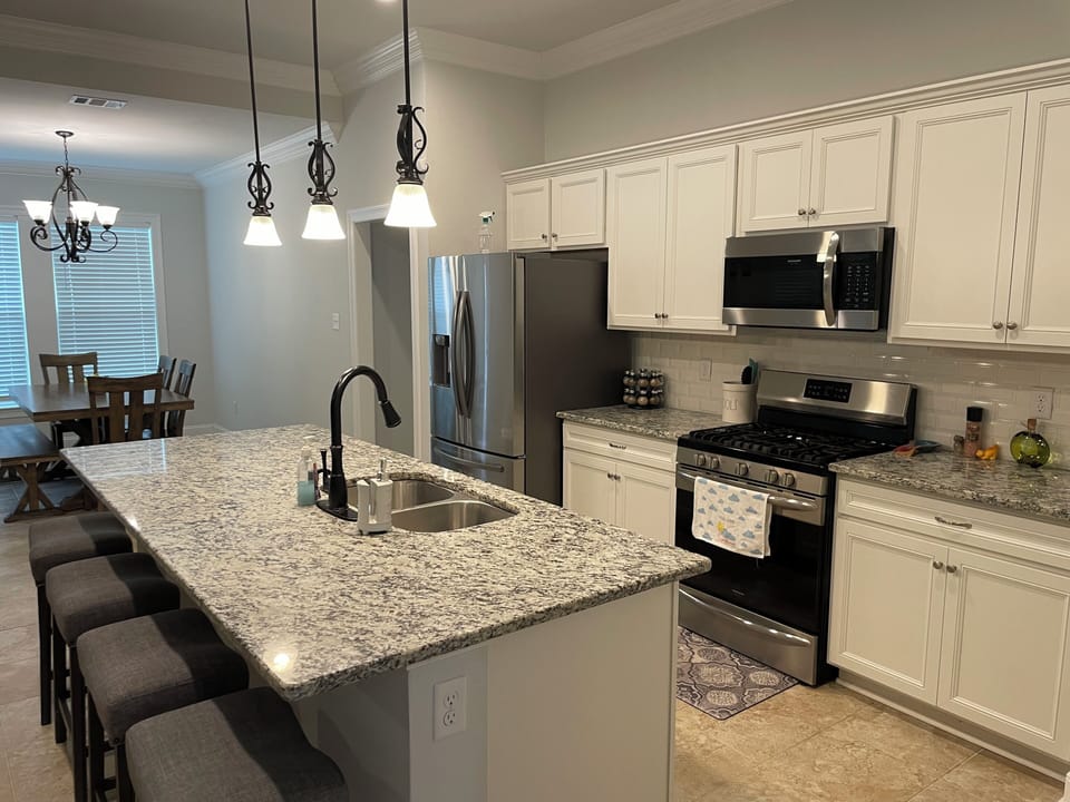 Large kitchen for entertaining