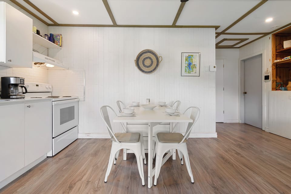 Fully equipped kitchen and dining space for easy meals