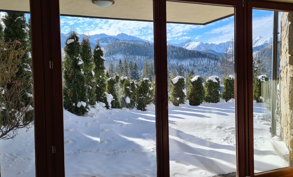 Enjoy stunning views from the living room or the terrace