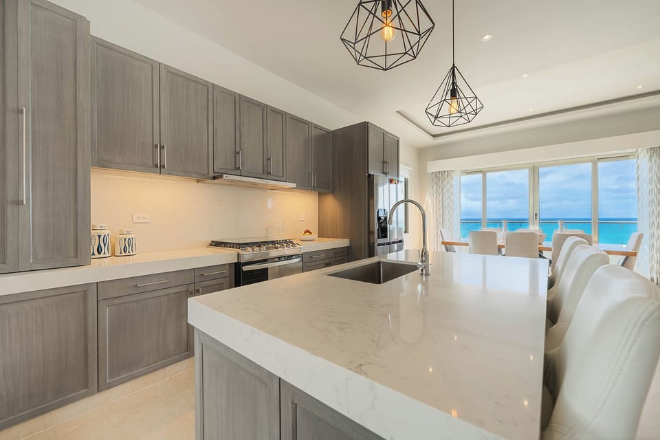 Fully equipped Kitchen for you to cook (if you choose), or for your private chef