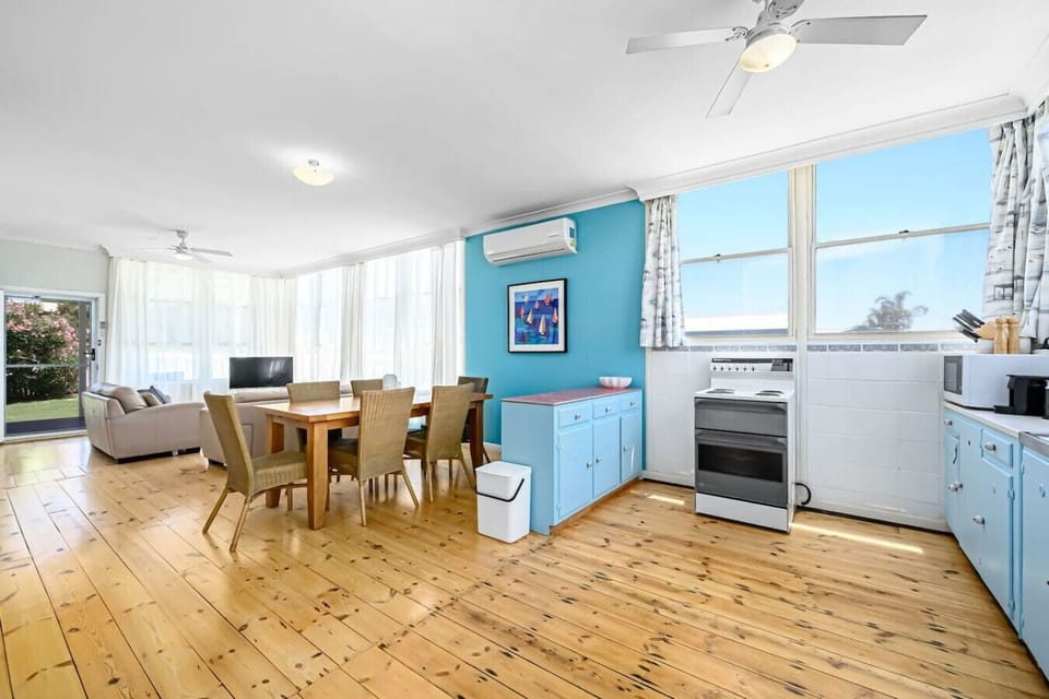 An open plan layout caters to togetherness.
