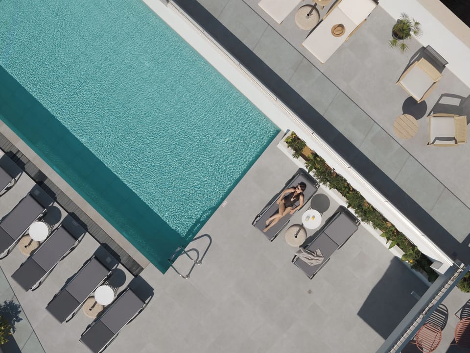 Bespoke loungers create perfect corners for sun-soaked relaxation and repose.