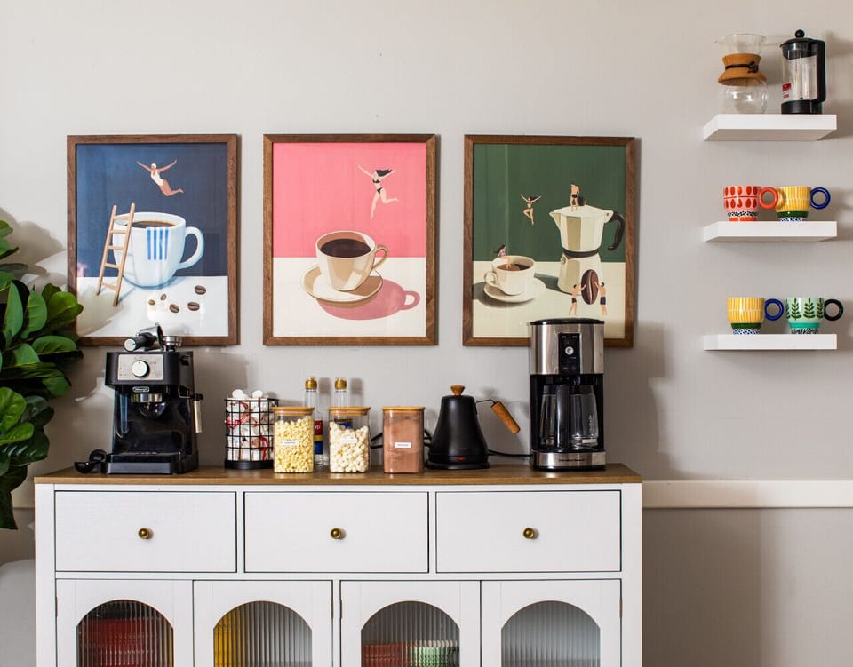 Fully Stocked Coffee Bar