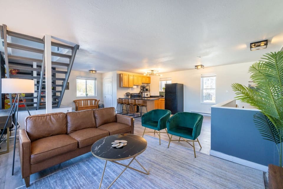 Open living space with modern seating for family hangouts