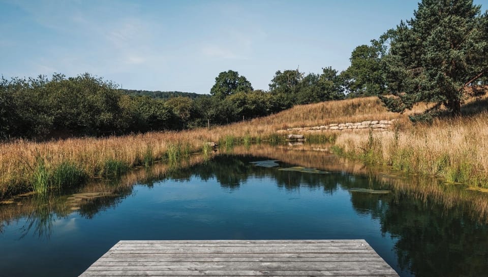 The swimming lake