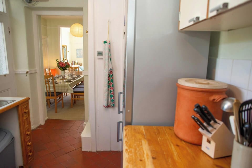Kitchen leading into the dining room