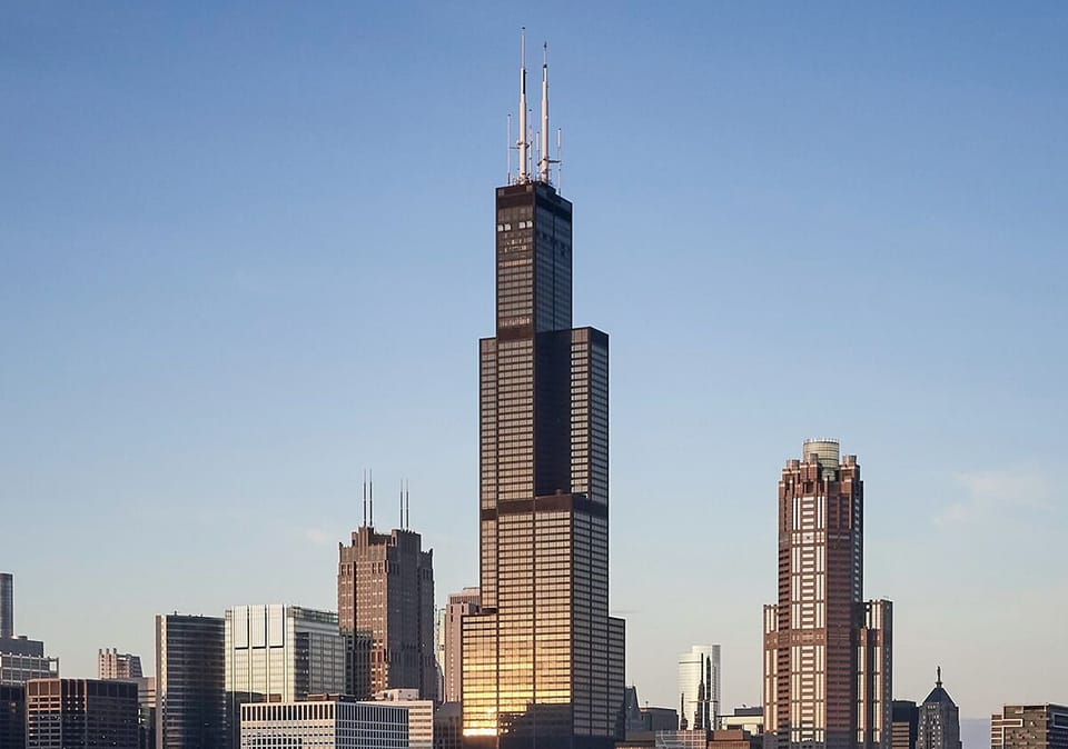 Willis Tower - 0.4 miles away