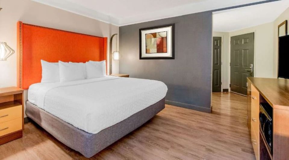 Spread out easily with extra floor space and in-room storage.