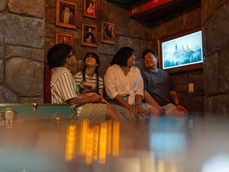Discover a hidden nook straight out of a wizarding world! Tucked beneath the stairs, this cozy space, perfect for kids to play, read, or let their imagination soar in a secret hideaway.