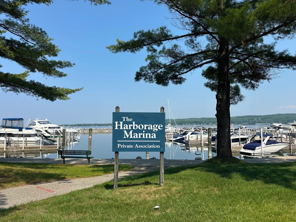 Located across from Harborage Marina