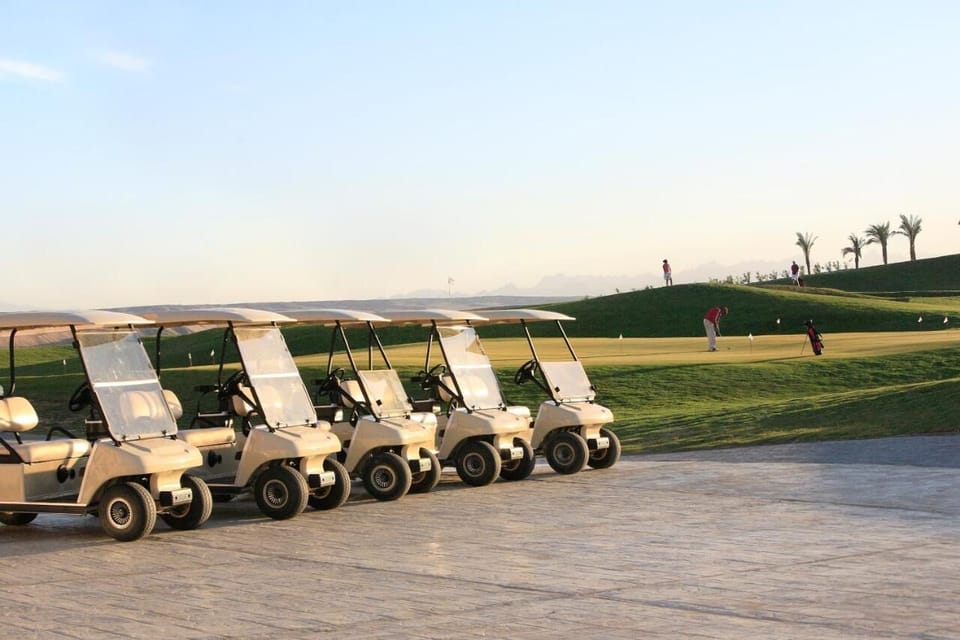 Start your morning round with easy access to golf carts